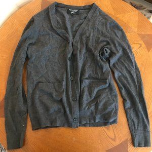 Banana Republic Merino Wool gray cardigan M